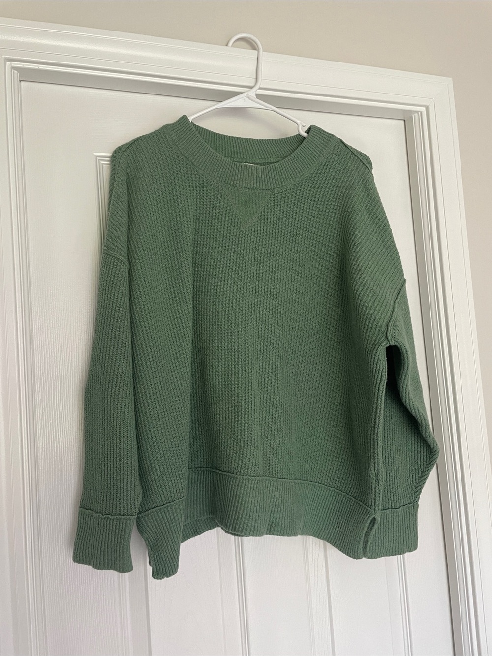 Women’s Crewneck Waffle Knit Sweater